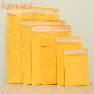 COMBO 10 TÚI bọc hàng bao thư ép bóng khí giảm chấn giấy Kraft túi gói hàng phong bì dán niêm phong chống sốc
