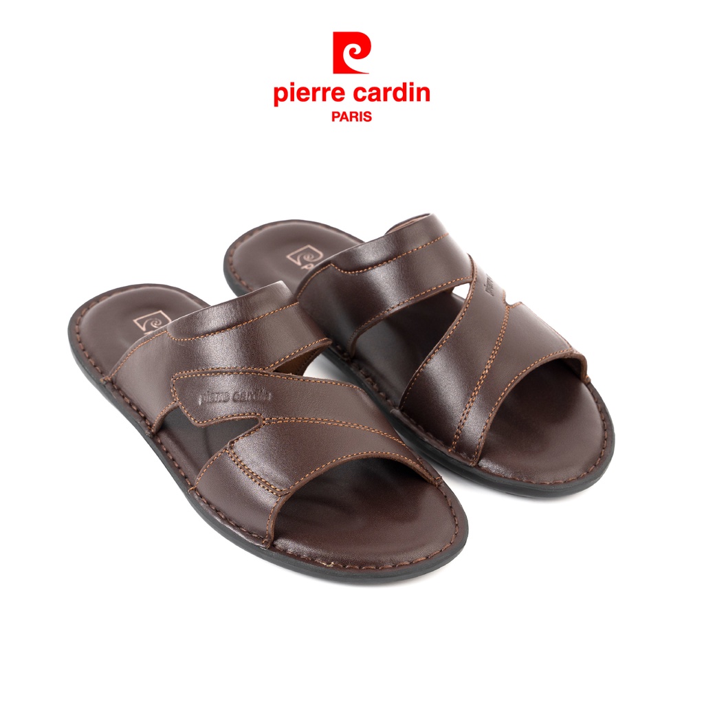 Dép nam Pierre Cardin da nhập khẩu thiết kế đơn giản, bền chắc, sang trọng, lịch lãm - PCMFWLF144BRW