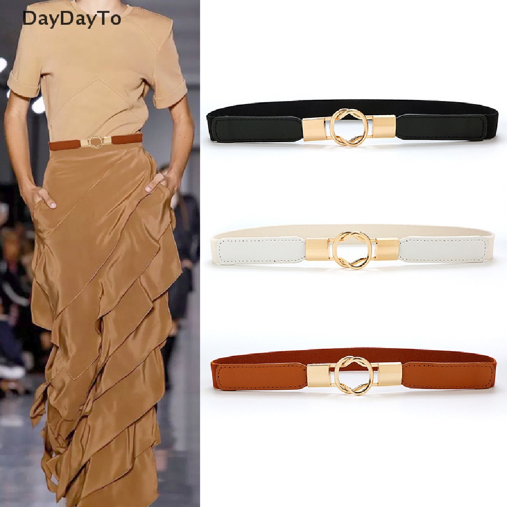 Thắt Lưng Mỏng Khóa Kim Loại Thời Trang Thanh Lịch Cho Nữ