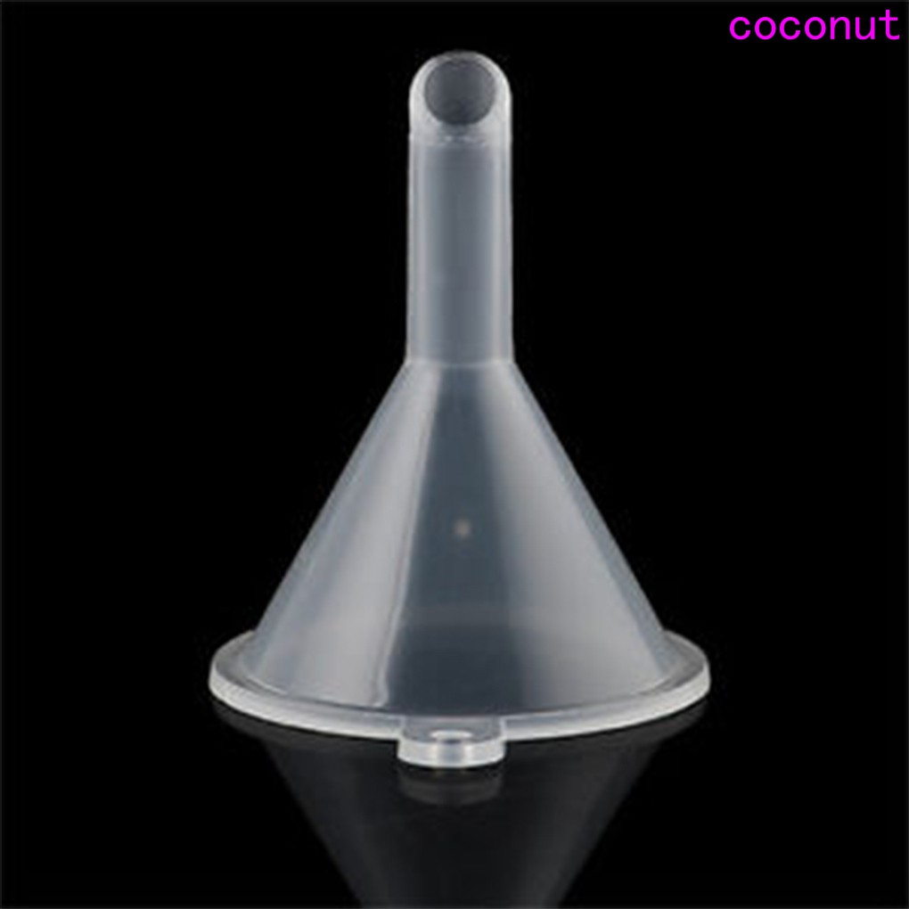 10pcs Small Plastic Mini Bottle for Perfume Diffuser Liquid Oil Funnels Lab
