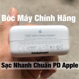 Củ Sạc Nhanh 30W AppleiPhoneiPad 30W Type C Chuẩn PD Xịn Bóc Máy