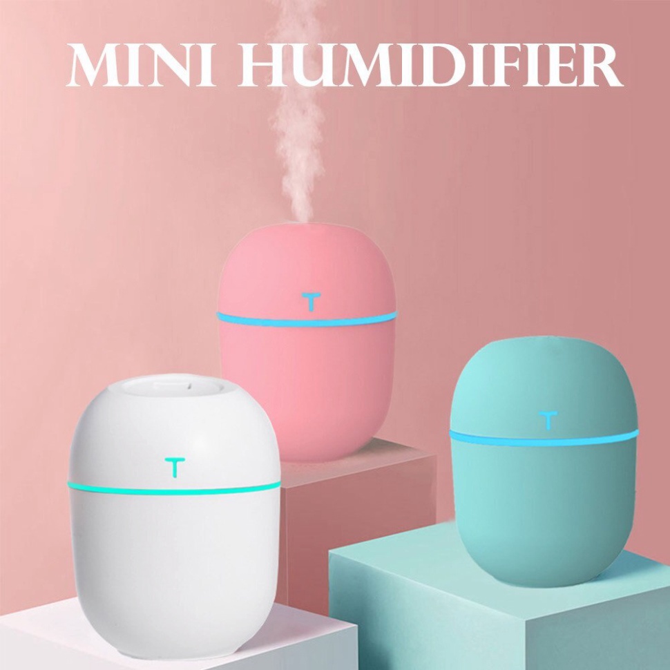 Máy Xông Tinh Dầu Mini Phun Sương Khuếch Tán Tinh Dầu Tỏa Hương Thơm Phòng Ngủ Và Xe Hơi Khử Khuẩn HUMIDIFIER