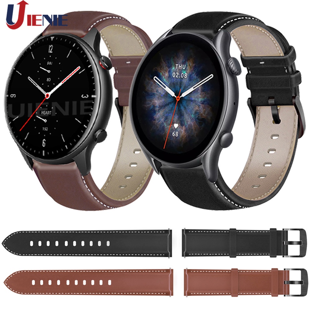 Dây đeo da 22mm dành cho đồng hồ thông minh Huami Amazfit GTR 3 / 3 Pro/ 2/ 2e/ Gtr 47mm