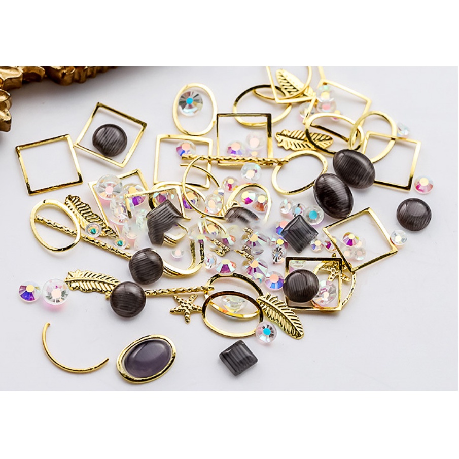 charm mắt mèo trang trí nail