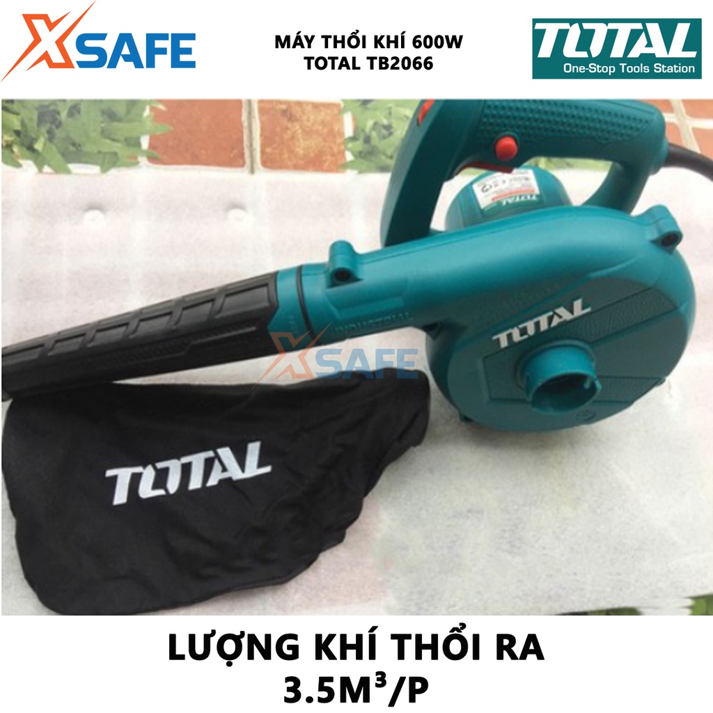 Máy thổi bụi cầm tay Total TB2066 công suất 600W Tốc độ không tải 0-16000/ phút - Chính hãng