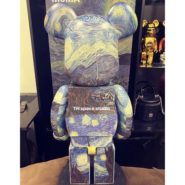 Medicom bearbrick Starry night Van Gogh 1000%