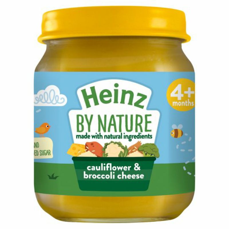Hũ dinh dưỡng Heinz vị mặn 120gr cho bé từ 4+
