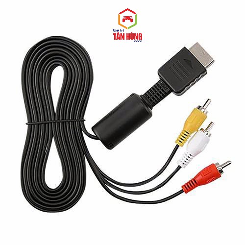 Dây Cáp Chuyển Đổi Ps2 / Ps3 Av 3 màu dài 1.8m