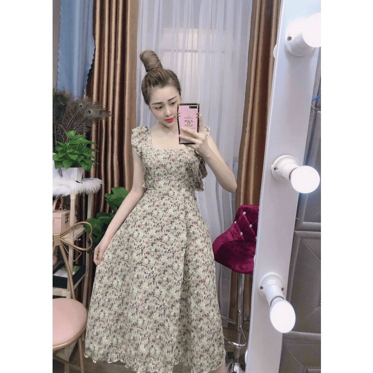 [HCM] Đầm xòe maxi đi biển siêu sang trọng thời trang trẻ trung cho các nàng KME FASHION