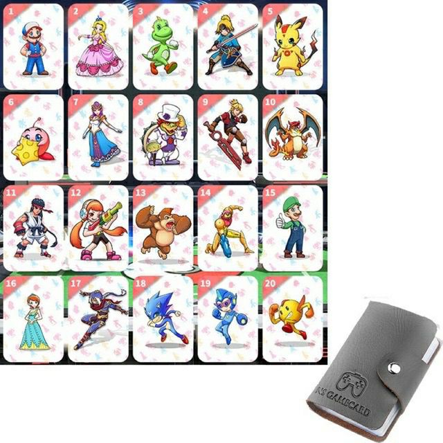 Thẻ Amiibo Zelda 25 card tặng kèm ví da