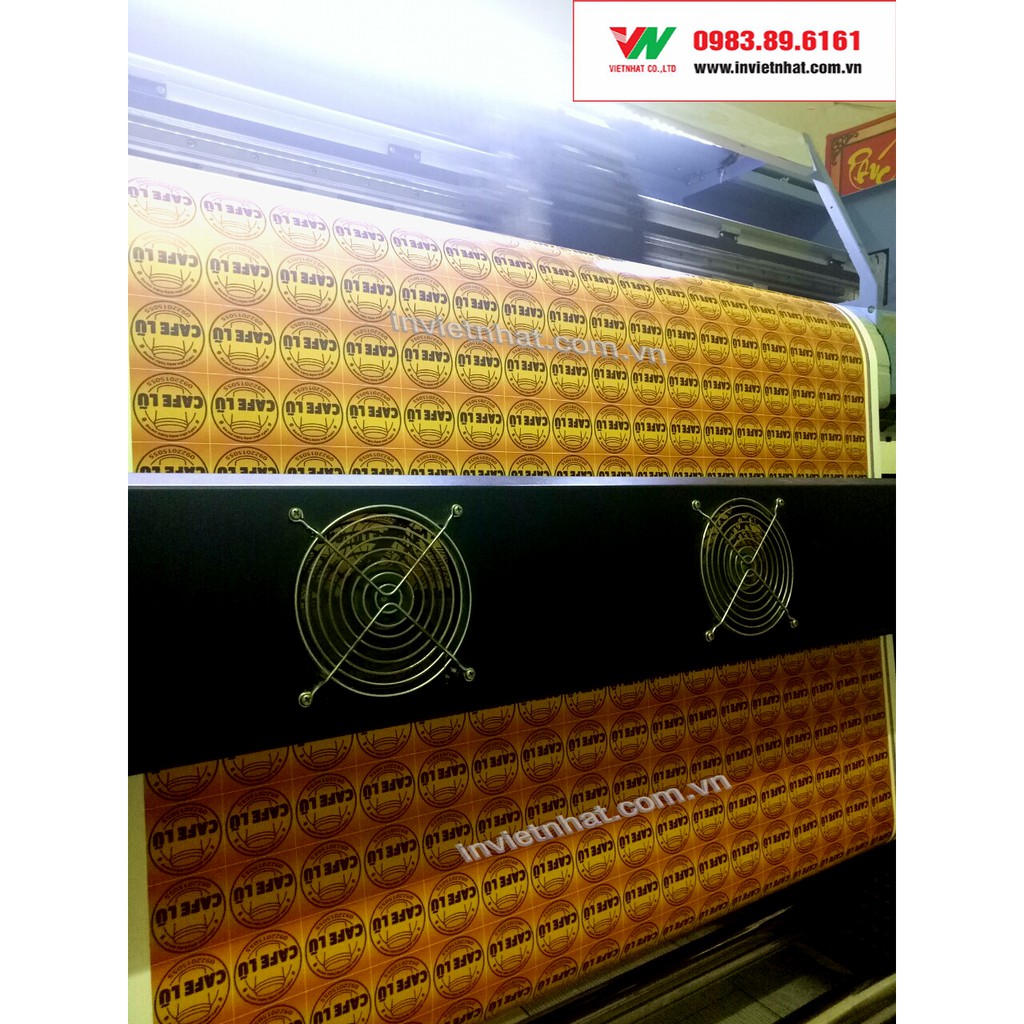 Decal dán, nhãn dán, sticker_ CHỐNG THẤM NƯỚC_ Tem loại 4cm, 5cm _Siêu rẻ