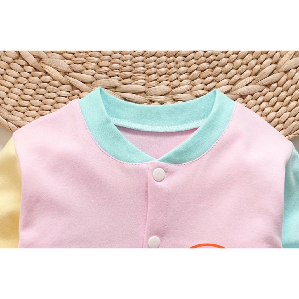 Body dài tay, bodysuit liền thân cotton cao cấp cho bé sơ sinh 3-14kg hàng nhập khẩu