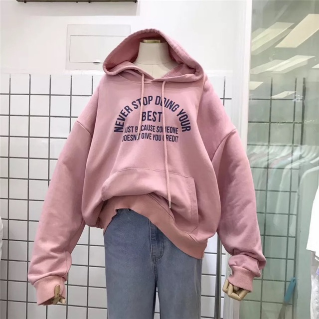 Áo hoodie BEST chữ ngực KTH0919