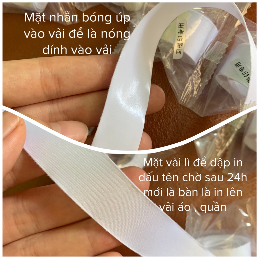 Mác Áo Dùng Cho Con Dấu In Tên Bé