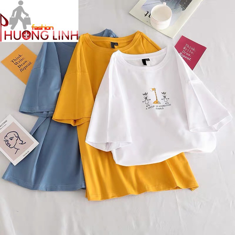 Áo thun nam nữ hình hưu cao cổ form rộng tay lỡ - Thời Trang Phương Ling - Bảo hành 7 ngày -120520201019