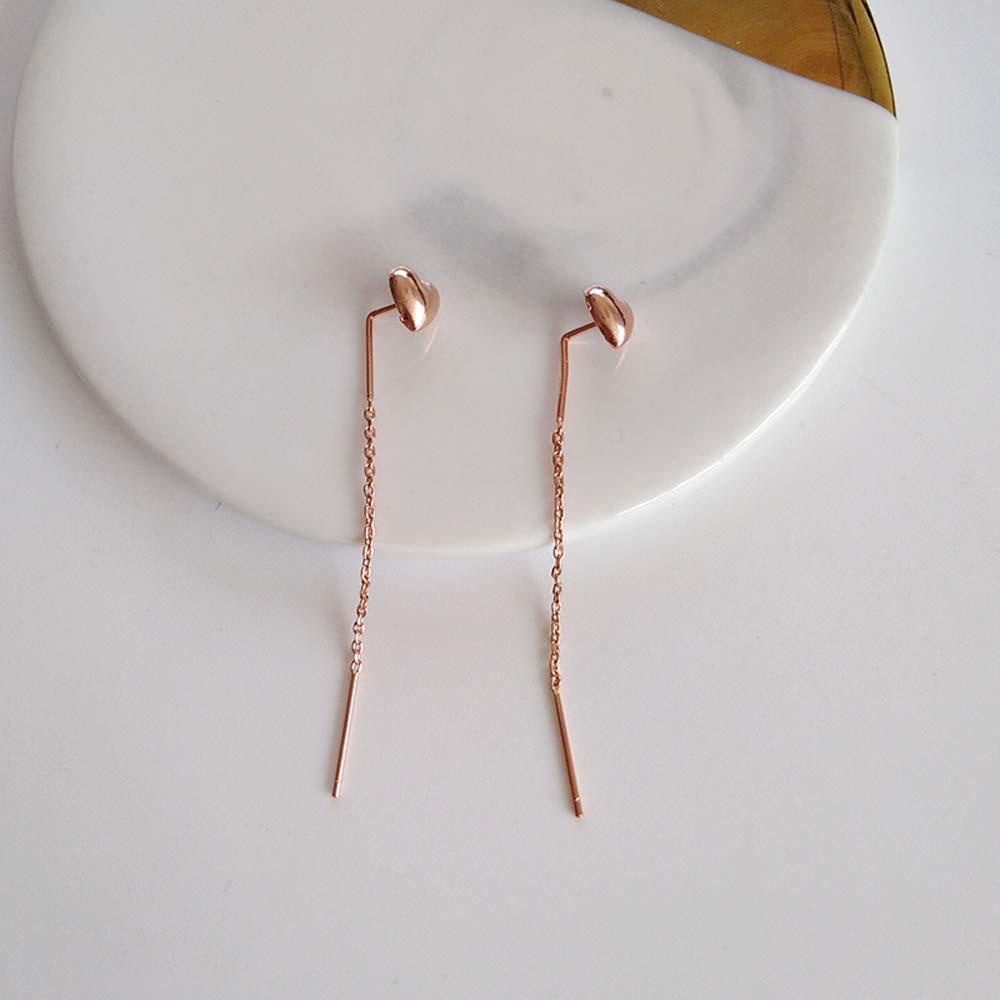 Khuyên Tai Dáng Dài Tua Rua Thời Trang Thanh Lịch Cho Nữ|Khuyên Tai Hình Trái Tim Phối Tua Rua Nhiều Màu Sắc Phong Cách Hàn Quốc