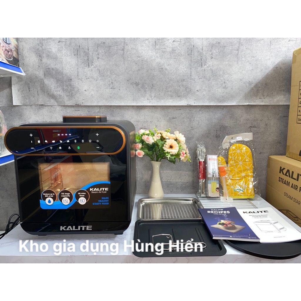 (Mã CHUT002 giảm 8%) Nồi Chiên Không Dầu Kalite Steam Pro X 15L (New 2021) - Hàng Chính Hãng