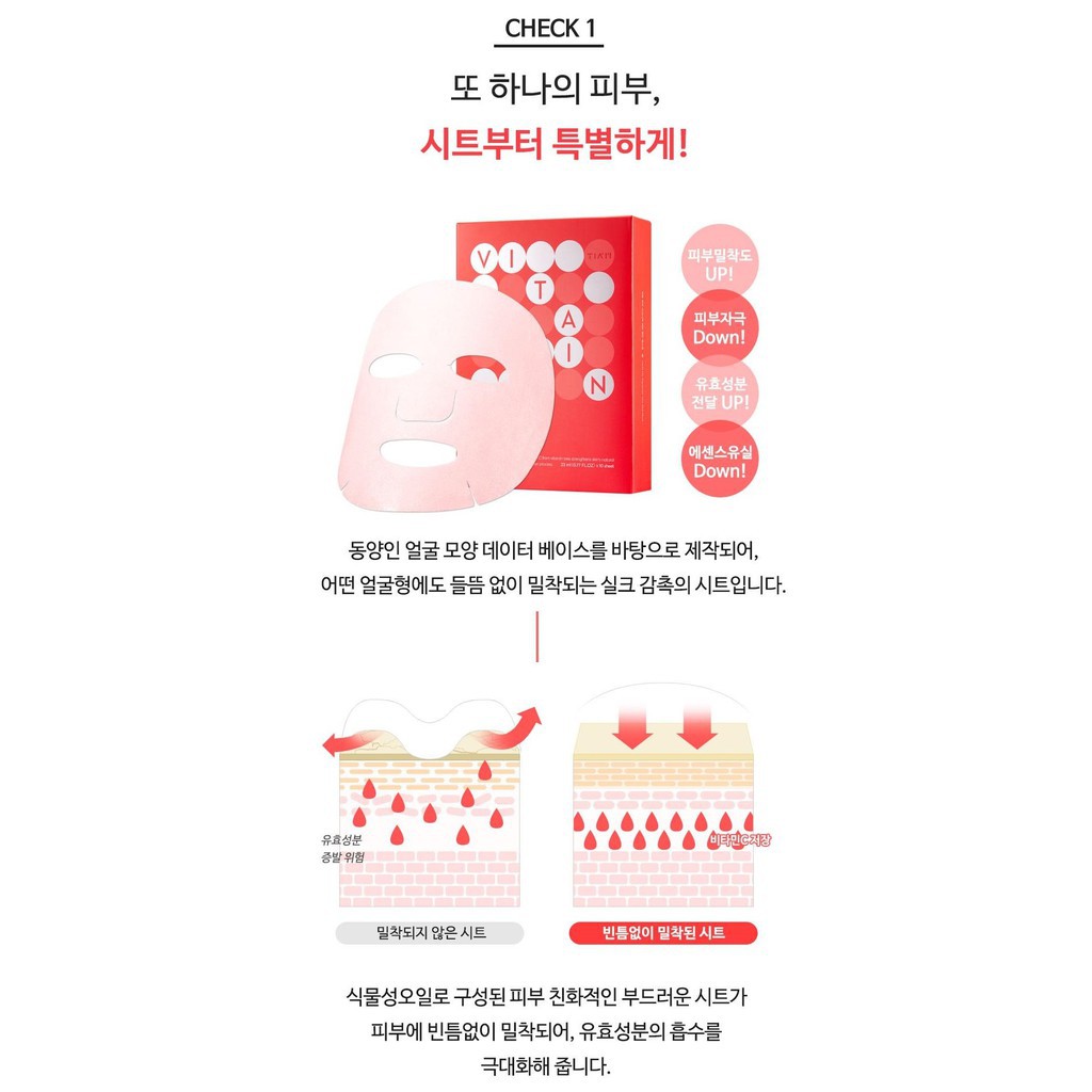 Mặt Nạ Chiết Xuất Vitamin C Dưỡng Sáng Da TIA'M My Signature Vita Red Mask 23ml