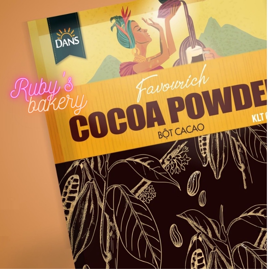 Bột Cacao DANS nguyên chất 100% _ Túi 100g; Túi 500g
