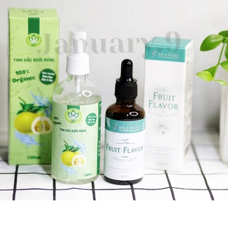 Combo chăm sóc tóc: Dưỡng và kích mọc tóc (Serum dưỡng Brancos + Tinh dầu bưởi rừng)