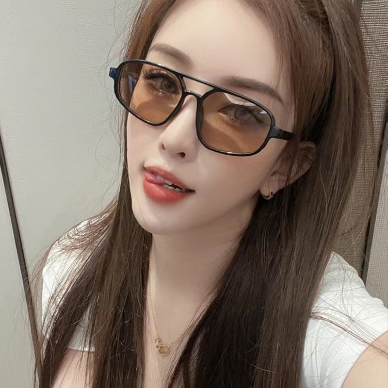 Kính Mát Gọng Oval Lớn Nhiều Màu Sắc Thời Trang Cho Nữ