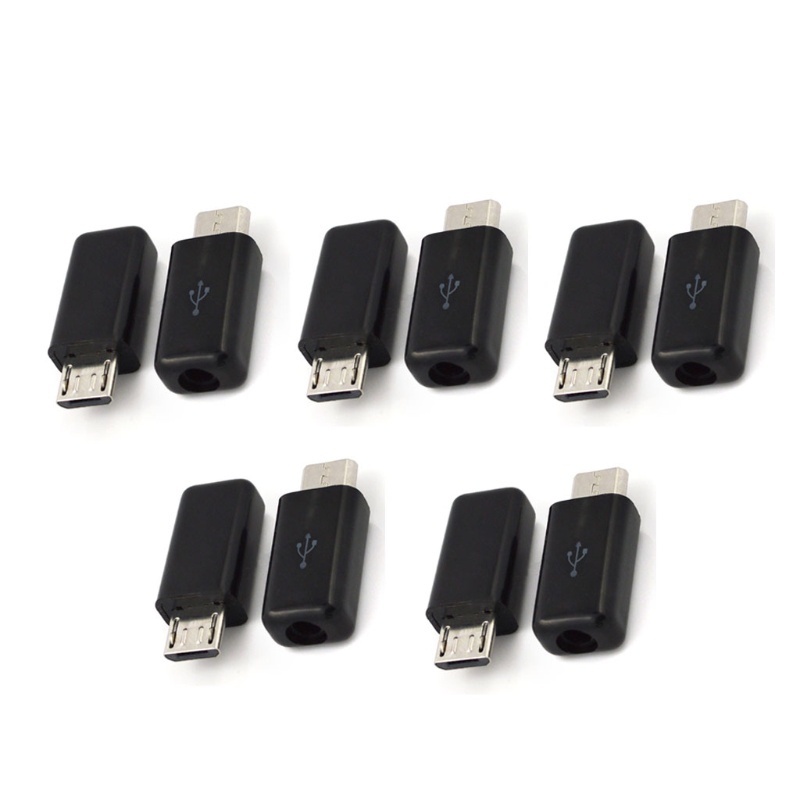Bộ Đầu Nối Hàn 5 Pin USB 2 0 Male Plug Type-C Sửa Chữa Đồ Thủ Công