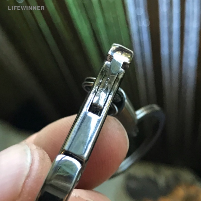Móc khóa carabiner lò xo giữ chìa khóa xe hơi/móc leo trèo