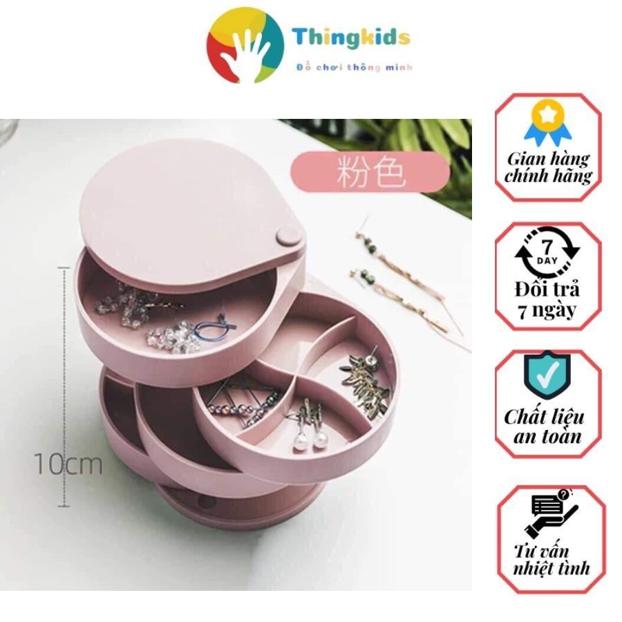 Hộp Đựng Trang Sức Có Thể Xoay Được Tiện Dụng - Thingkids