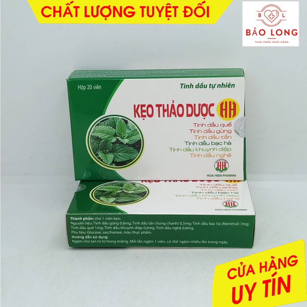 Kẹo ngậm thảo dược HH ho gió, ho khan