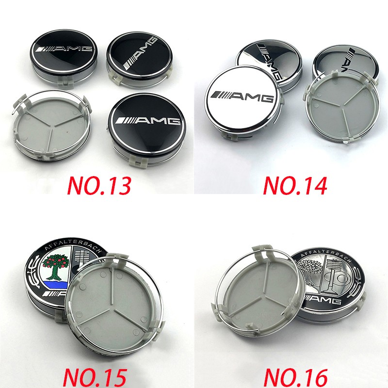 Set 4 Nắp Đậy Trục Bánh Xe Hơi Mercedes Benz Gl Slr Cla Clc Sls Gla Slk Gls Sl A C Mclaren W123 W110 W201 W100 W11 W312211 W203