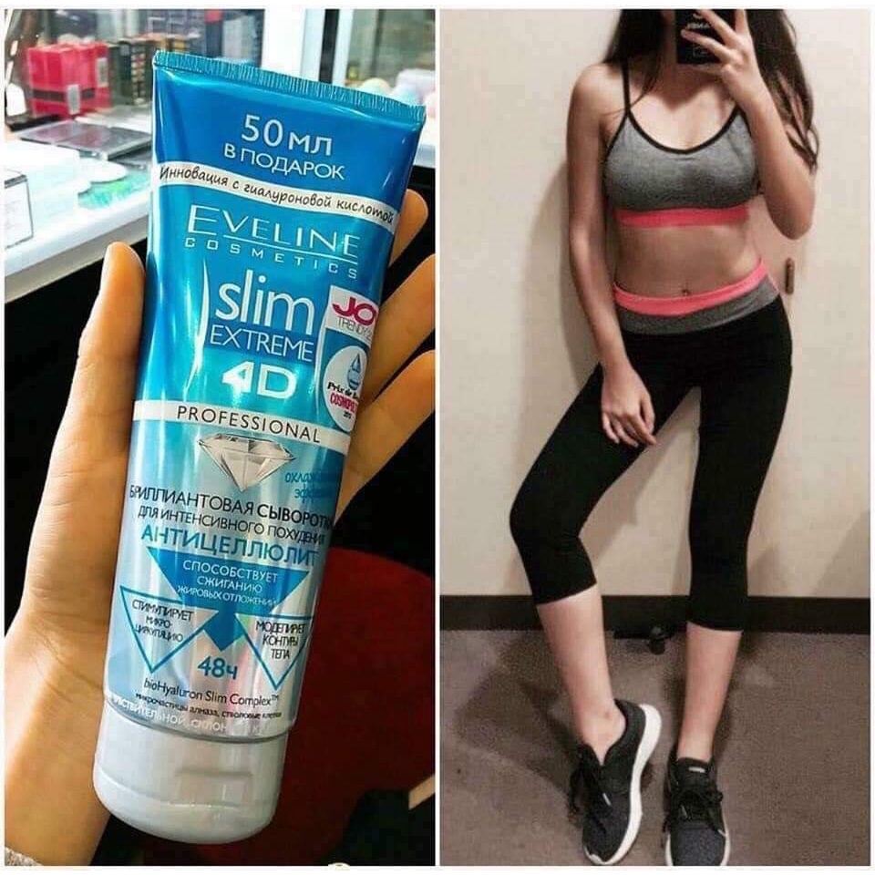 Kem tan mỡ Eveline Slim Extreme 4D của Nga