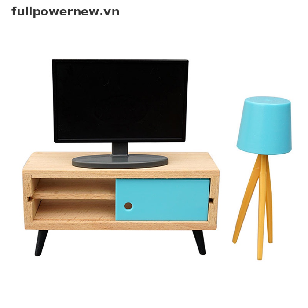 Bàn ghế phòng khách mini tỷ lệ 1: 12 trang trí nhà búp bê