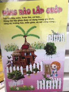 Hàng rào quây cây noel
