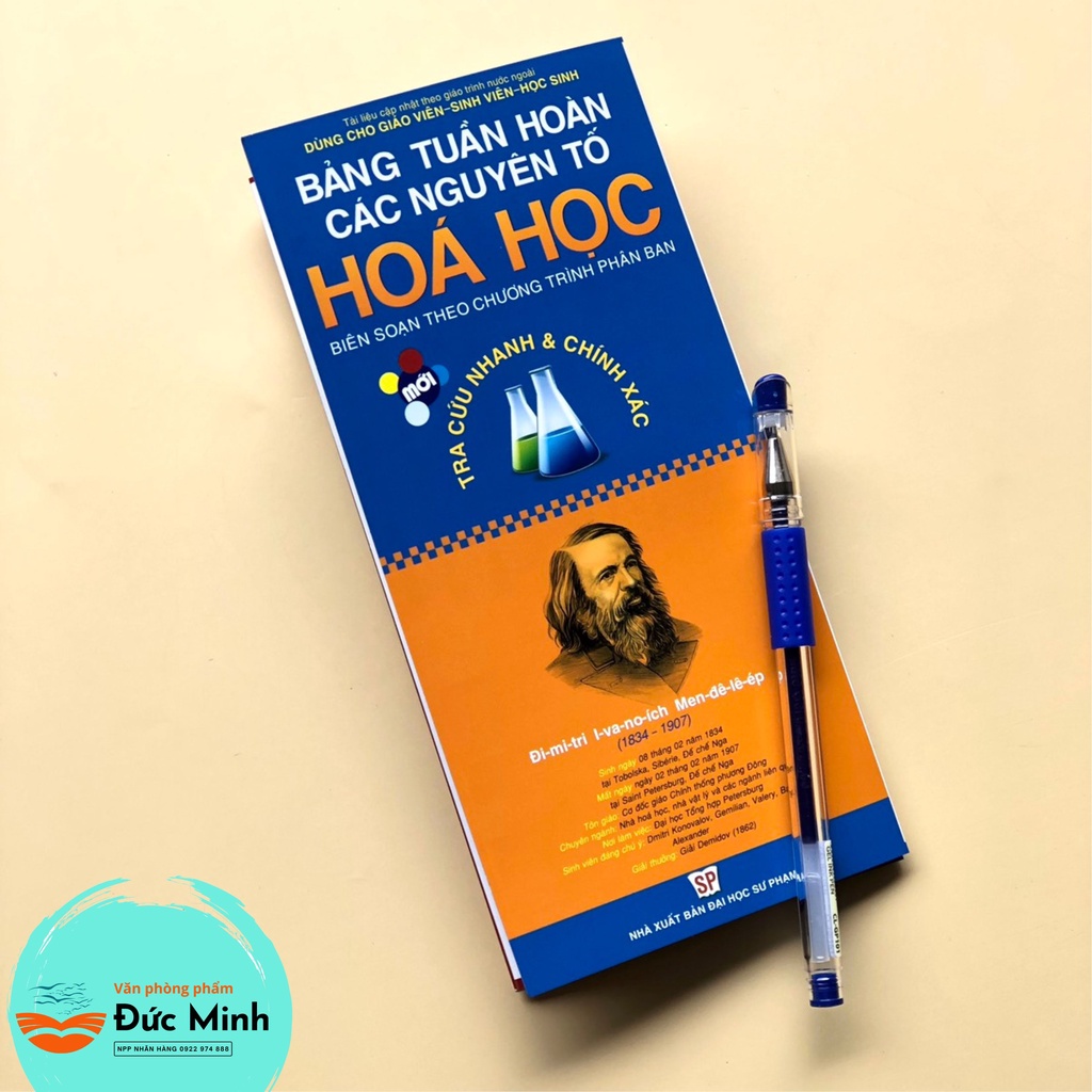 Bảng hệ thống Tuần Hoàn Các Nguyên Tố Hóa Học- MỚI Cách Học Và Mẹo Ghi Nhớ - vpp Quế Anh (sỉ/lẻ)