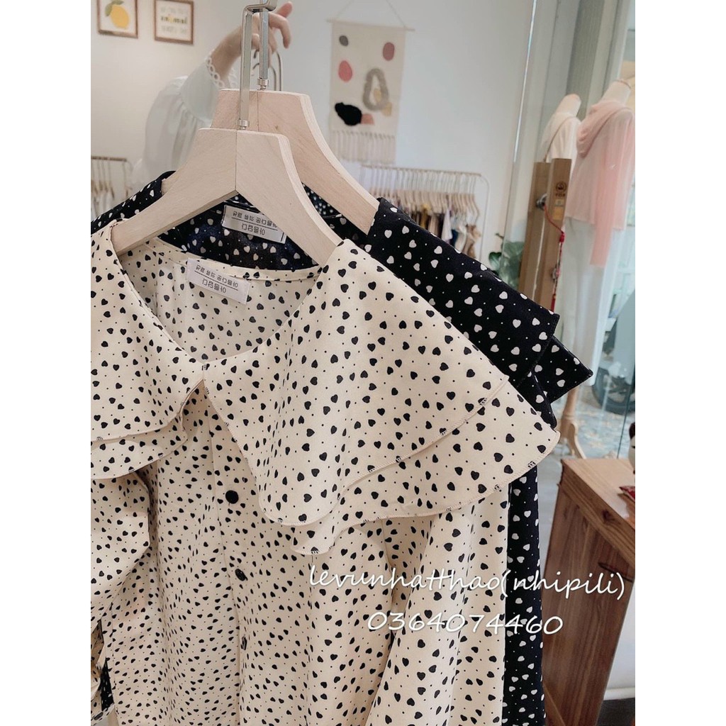 Áo sơ-mi nữ dài tay chạy viền | BigBuy360 - bigbuy360.vn