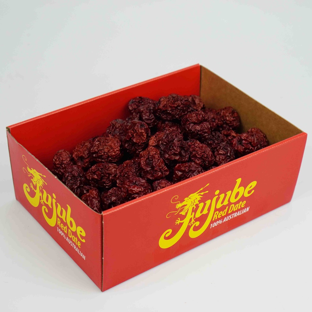 Táo đỏ khô Jujube Australia hộp 1kg