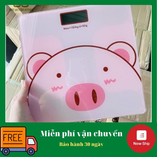 ❣️𝐅𝐑𝐄𝐄 𝐒𝐇𝐈𝐏❣️ Cân Sức Khỏe , Cân Điện Tử Hình Con Heo Dễ Thương , Tiện Ích Cho Gia Đình