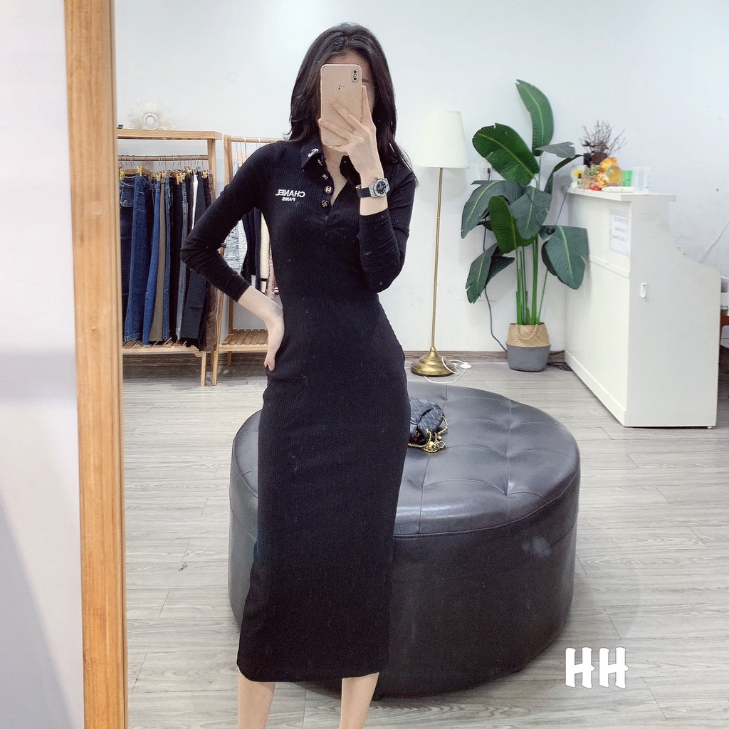 ĐẦM BODY ❄ VÁY BODY TÔN DÁNG DÀI TAY THỜI TRANG XIXO - DAM0015