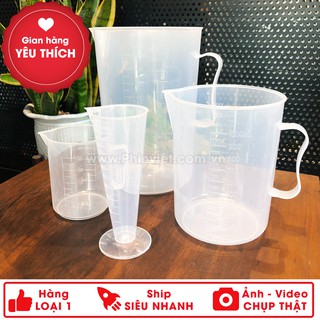 Ca nhựa đong định lượng có vạch - Dụng cụ pha chế