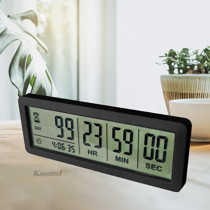 Đồng Hồ Đếm Ngược 999 Ngày Màn Hình Lớn Màu Trắng Dùng Trong Kỳ Nghỉ