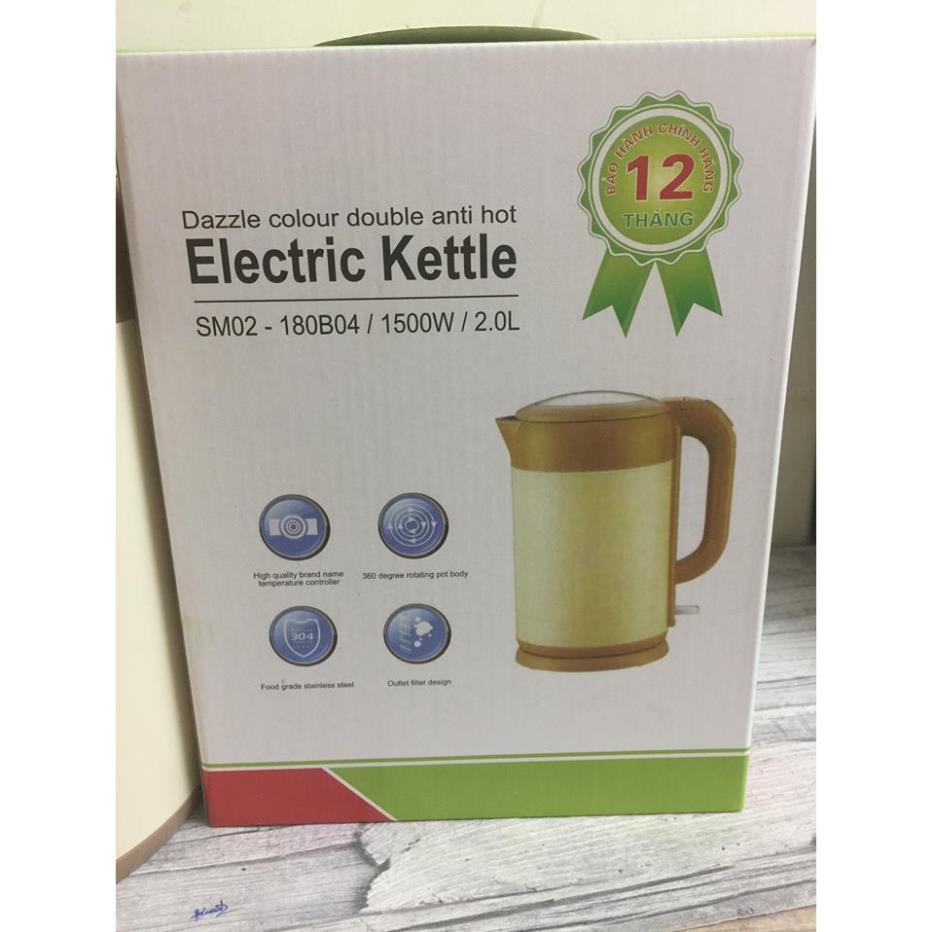 [TỔNG KHO GIÁ RẺ]ẤM SIÊU TỐC ĐỨC CAO CẤP ELECTRIC KETTLE 2,0 LÍT