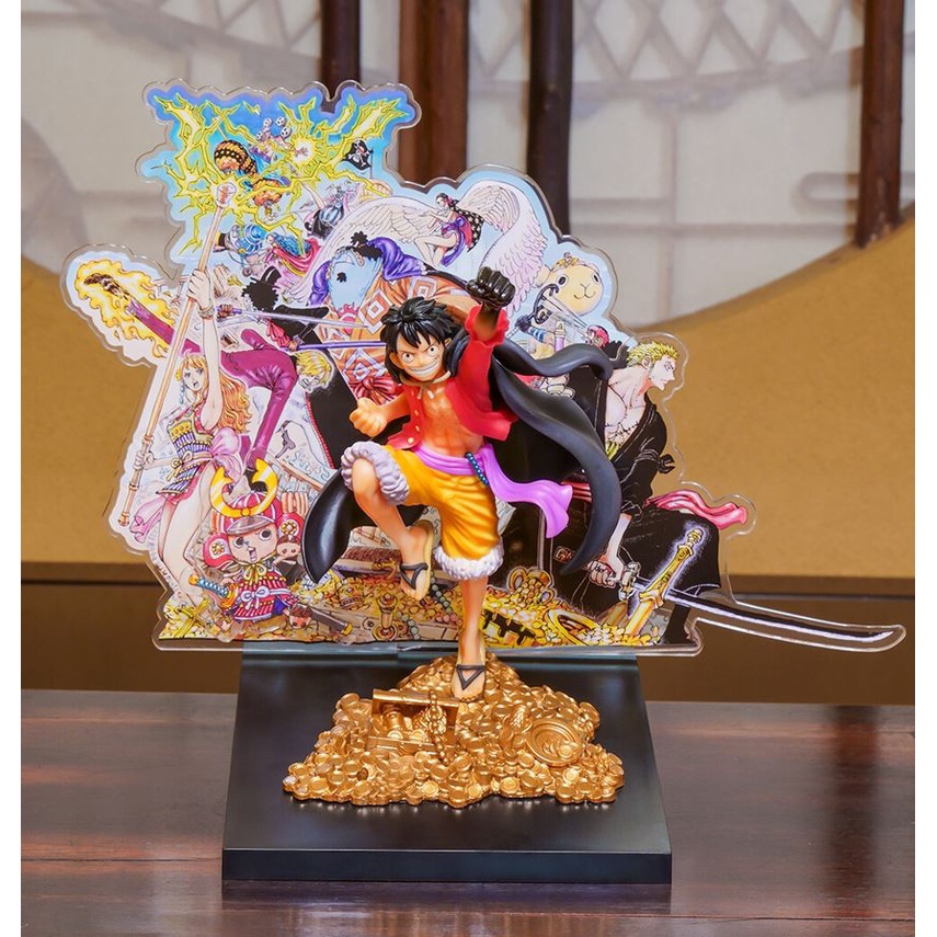 Mô hình One Piece Chính hãng - Monkey D. Luffy - Ichiban Kuji - One Piece WT100 Memorial Eiichiro Oda Draws 100