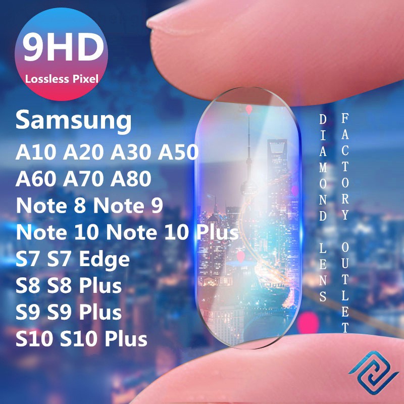 Samsung Galaxy A10 A20 A30 A50 A60 A70 A80 Note 8 9 10 Plus S7 Edge S8 S9 S10 Plus 9HD Lens Glass