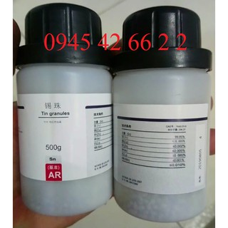 Hóa chất thiếc hạt - tin granules - sn- lọ 500g cas: 7440-31-5