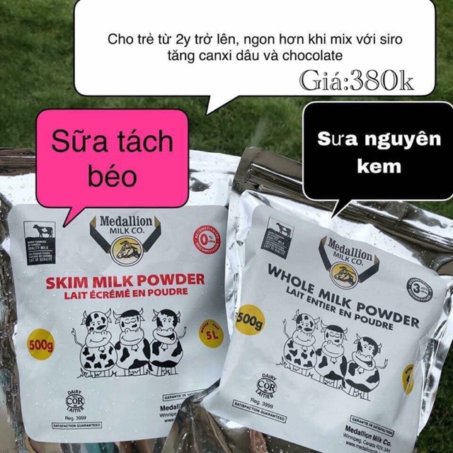 SỮA TƯƠI DẠNG BỘT