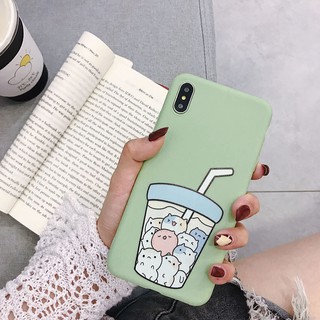 [ Freeship toàn quốc từ 50k ] ỐP lưng TRÀ SỮA MÈO - Ốp Iphone
