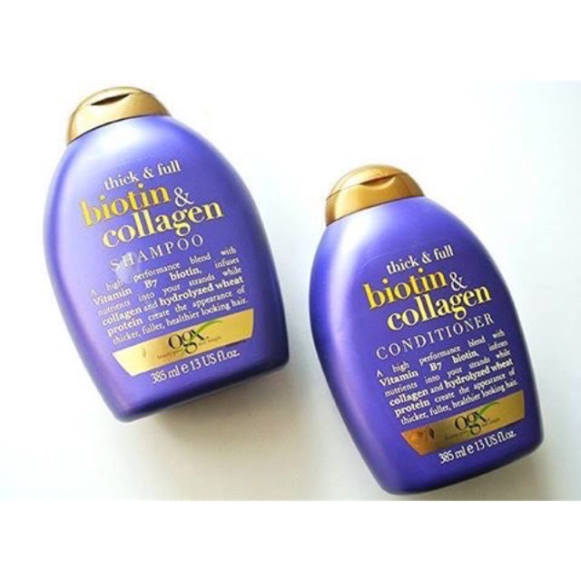 Sale 39% DẦU GỘI Organix Thick and Full Biotin and Collagen Shampoo 385ml