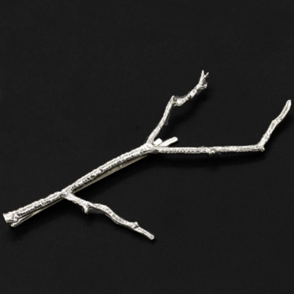 Kẹp tóc hình nhánh cây phong cách vintage xinh xắn