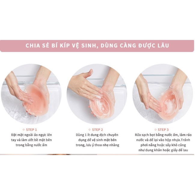 Áo Dán Qủa Xoài Cài Trước Silicon Bám Dính Tốt, Chắc Chắn, Chống Tuột (Có Tặng Kem Dây Trong)| Áo Dán Bầu Ngực Cài Trước | BigBuy360 - bigbuy360.vn