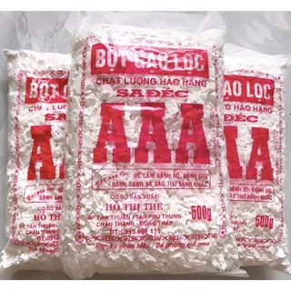 Bột gạo lọc Sadec AAA -500g -chuyên làm bánh xèo , chuối chiên.. các loại bánh chiên - bột gạo lọc AAA Sa Đéc